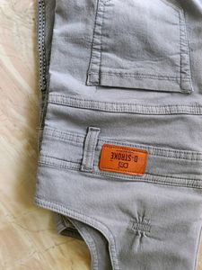 A Grey Dungarees