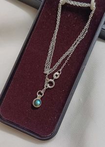 Original Silver Dainty Labradorite Necklace