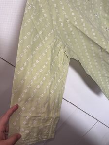 Green Floral Print Tunic
