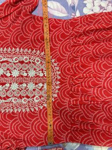 Zola Bandhani Print Anarkali Kurta