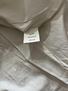 One Side Off Shoulder White Cotton Top