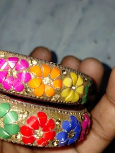 Floral Bangle Set