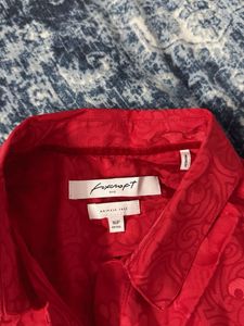 Red Patterned Shirt