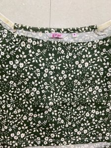Ginger Floral Print Crop Top
