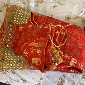 Exclusive Designer  lahanga Red size 40