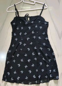 H&amp;M Butterfly Print Dress