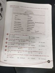 NSO Olympiad Class 3 Workbook