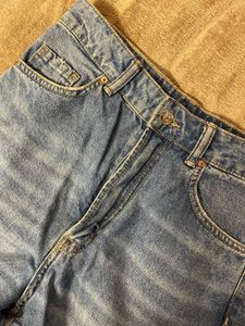 Ripped Wide Leg Jeans