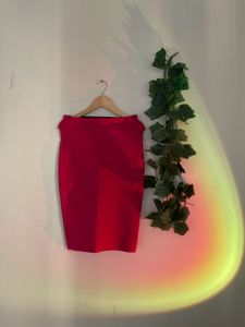 Very Formal Magenta Mid Length Skirt!