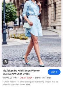 Midi Denim Dress