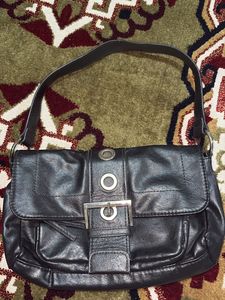 Pull And Bear Black Shoulder Bag