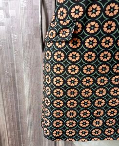 Vintage Patterned Mini Dress