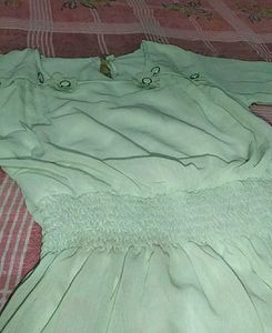 Mint Green Mini Dress