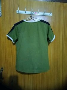 Green Ringer T Shirt