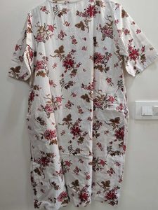 Floral Print Cotton Kurti