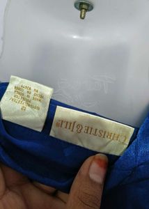 BLUE SILK SHIRT