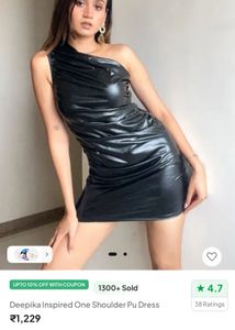 Chic Newme Black One-Shoulder Dress