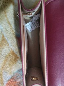Fastrack Burgundy Solid Shoulder Bag