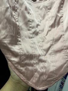 SHEIN Pink Corset Top