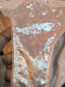 Peach Velvet Panties