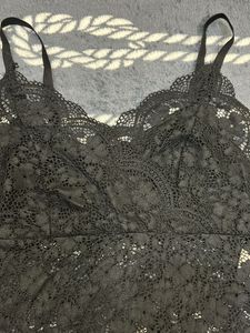Black Lace Cami Top