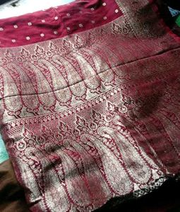 Banarasi Katan Zari Worked saree