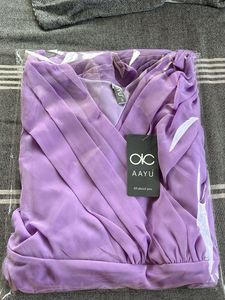 Elegant Lavender Maxi Dress (Small Size)