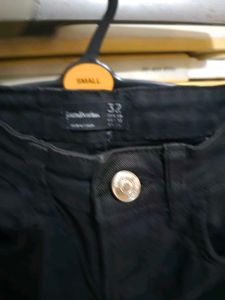 Black Straight Fit Denim