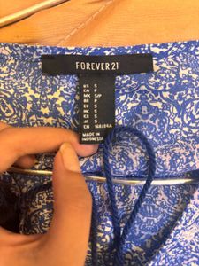 Blue Patterned Dress