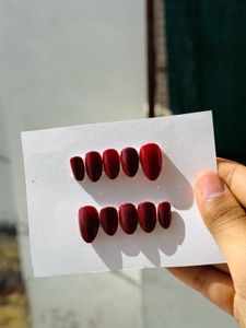 Red Press-On Nails