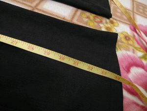 Slim Fit Flared Black Pant
