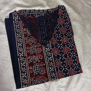 Ethnic Print Kurta Top