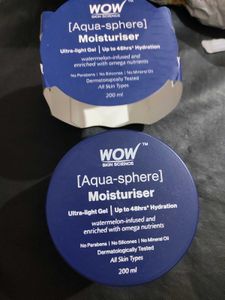 WOW Aqua Sphere Moisturizer | Ultra Light Gel