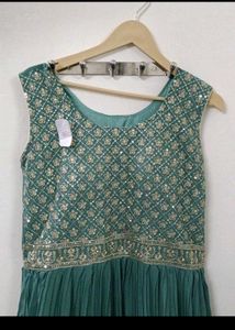 HEAVLY WORKED WEDDING GOWN WITH DUPATTA
