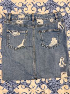 Denim Mini Skirt | Fashionable Stylish blue