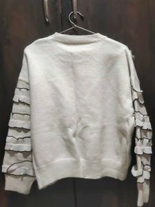 Premium Fancy White Sweater for Women🌼