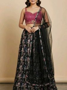 Lehenga Contrast 😍🔥❤️ Last price updated