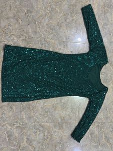 Sparkling Green Party Dress