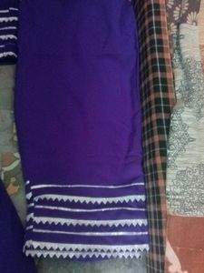 Purple Embroidered Kurti