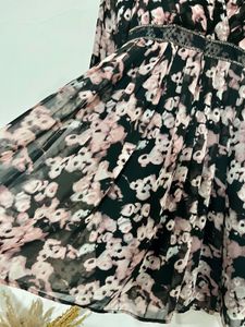 Floral Print Long Sleeve Dress