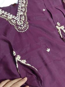 Elegant Embroidered Kurta Set