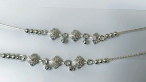 pure silver Anklets