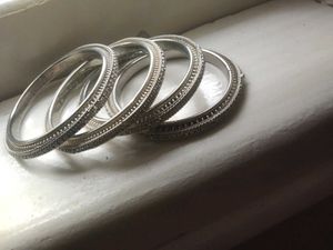 White Full Stone Bangles Giving Diu To Size Issue