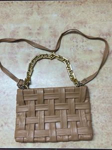 Woven Chain Strap Crossbody
