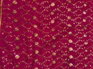 Elegant Embroidered Saree