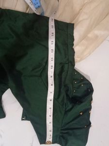 Dark Green Traditional Skirt And Top