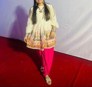 white top and dhoti