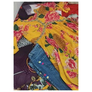 Floral Print Style Kurti 😍🌺