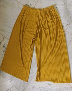 Mustard Colour Palazzo For Girls/Women