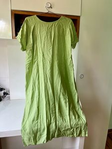 Fluorescent Green Kurta